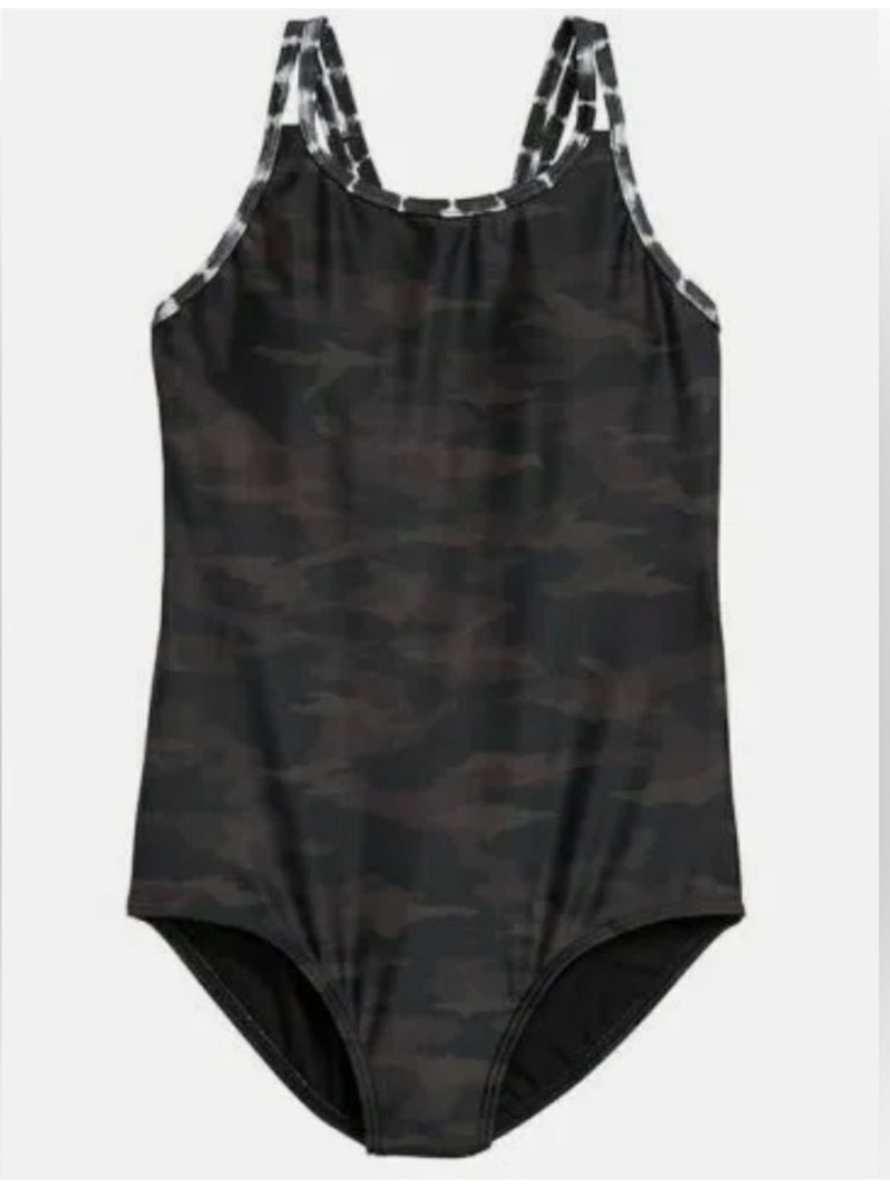 Athleta Girl Camo Swimsuit EUC